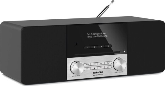 Technisat 3 ASA DAB+ Radio Sort/Sølv
