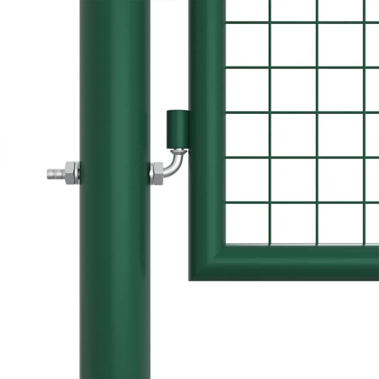  Nettinghageport stål 390x125 cm grønn