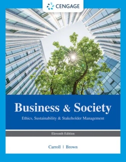 Business & Society Av Archie (University Of Georgia) Carroll, Jill (Bentley University) Brown