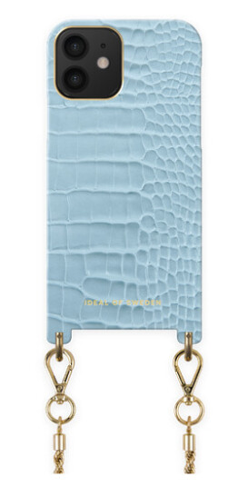 Ideal Of Sweden Atelier Necklace Case Sky Blue Croco (IDANLC21-I2061-314)