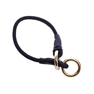 Strongline Helstrup Halsbånd 80 cm i Svart – Flettet Tau for Optimal Kontroll