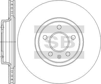 Bremseskive Hi Q SD5453