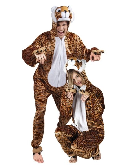 Animals And Insects Kostyme Som Voksen Tiger. Size-M/l Animals And Insects Kostyme Som Voksen Tiger. Size-M/l