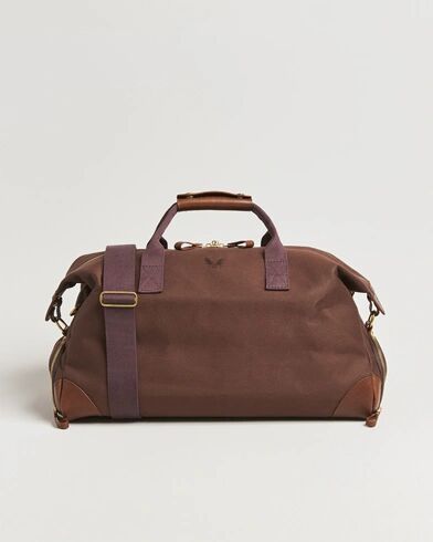 Bennett Winch Canvas Weekender Black Chocolate