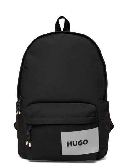 Hugo Kids Rucksack Black SINGLE SIZE Hugo Kids Rucksack Black SINGLE SIZE