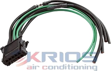Kabelrep. sett varmeviftekupé (forvarmingssystem motor) MEAT & DORIA K26206
