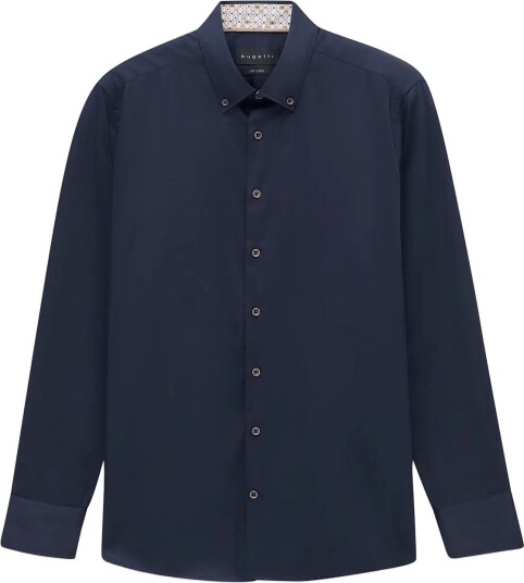Bugatti Casual Shirt 1/1 Sleeve NAVY BLUE S Bugatti Casual Shirt 1/1 Sleeve NAVY BLUE S
