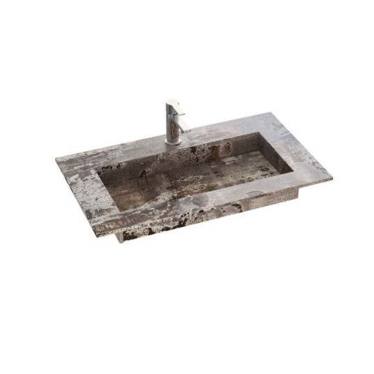 Dansani Inzo Angular - Dekton Trilium 80-99cm