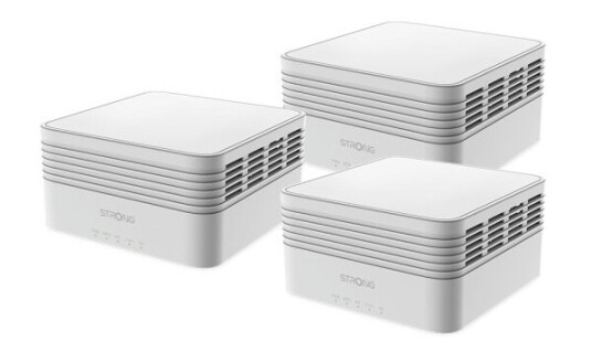 Strong Atria AX3000 Wi-Fi 6 Mesh Router System - 3-pakning for opptil 525 m² Strong Atria AX3000 Wi-Fi 6 Mesh Router System - 3-pakning for opptil 525 m²