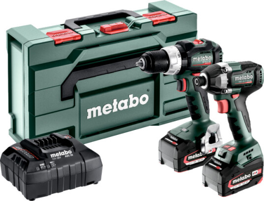 Metabo 18V Combo Set SBLTBL + SSDLT200BL med 2x5,2Ah Li-Ion Batteri Metabo 18V Combo Set SBLTBL + SSDLT200BL med 2x5,2Ah Li-Ion Batteri