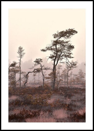 Sculpturel trees Plakat / 21x30cm