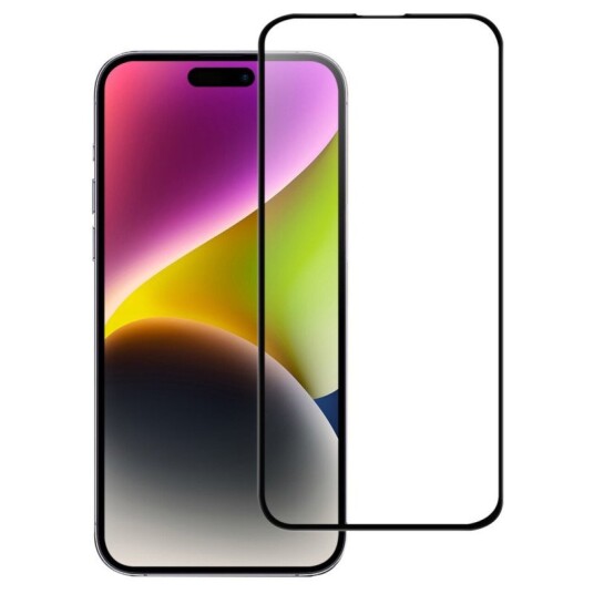 Oba Style 3D Heldekkende Skjermbeskytter Herdet Glass iPhone 16 Pro Max – Svart