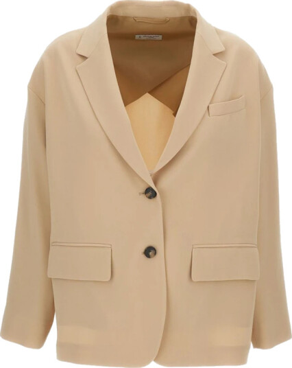 Alberto Biani Dame Jakker Beige M,
