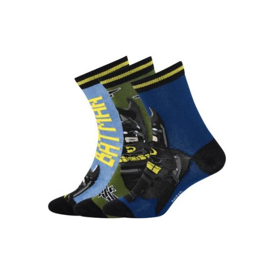 Lego Wear Alex 605 Batman 3 pk sokker - Dusty blue