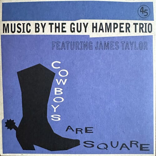 Guy Trio featuring James Taylor Hamper  Cowboys Are Square/it's So Hard To Be Happy  LP/Vinyl