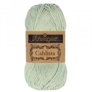 Scheepjes Cahlista Garn Unicolor 402 Silver Green Scheepjes Cahlista Garn Unicolor 402 Silver Green