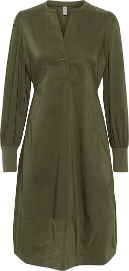 Culture Cuantoinett Rib Dress - Green - L