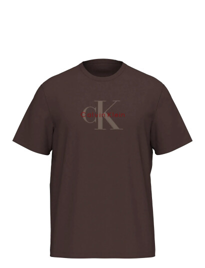 Calvin Klein Jeans Ss Hero Monologo Tee 20S - Brown - M Calvin Klein Jeans Ss Hero Monologo Tee 20S - Brown - M
