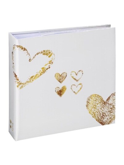 Hama "Lazise" memo album for 200 photos with a size of 10x15 cm gold