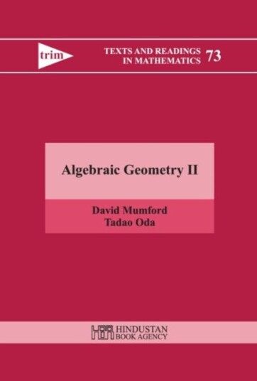 Algebraic Geometry Ii Av David Qc Mumford, Tadao Oda
