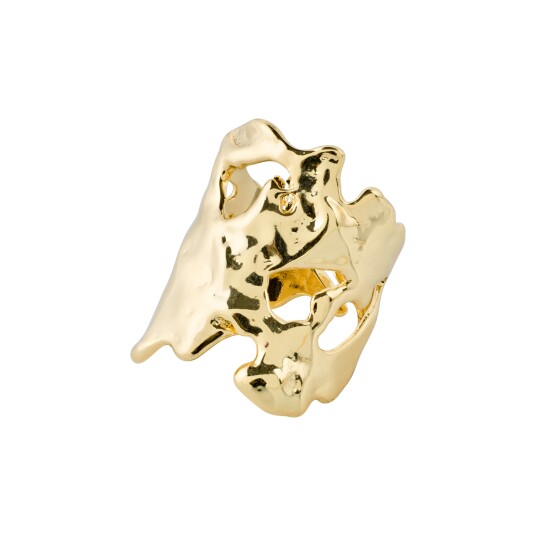 Pilgrim HAPPY organisk ring gullbelagt
