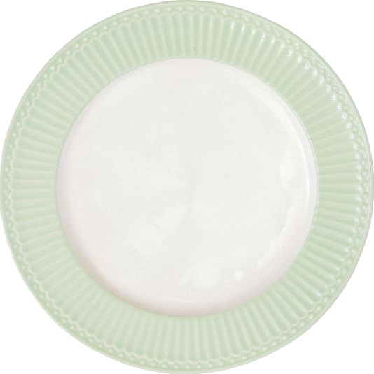 GreenGate  Alice frokosttallerken 23 cm pale green