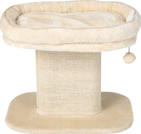 Northix Kloretre Med Plysjsete Og Kloreunderlag I Sisal Beige