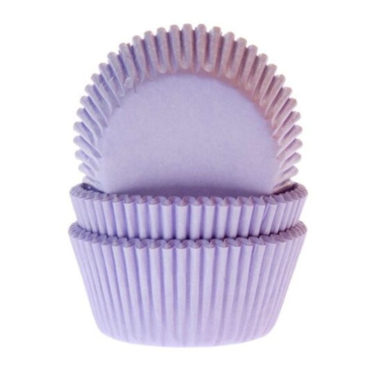 CakeSupplies Muffinsformer Lys lilla - 50-pakning