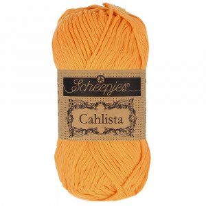 Scheepjes Cahlista Garn Unicolor 411 Sweet Orange