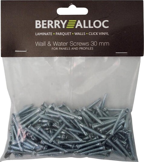BERRYALLOC SKRUE 45MM FOR LISTER OG PANEL 200 STK/PK BERRYALLOC SKRUE 45MM FOR LISTER OG PANEL 200 STK/PK