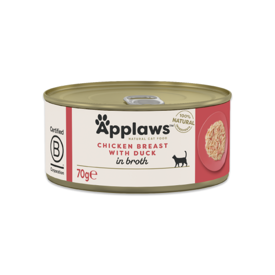 Applaws 12 X Wet Cat Food 156 G Chicken & Duck Applaws 12 X Wet Cat Food 156 G Chicken & Duck