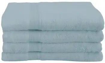 ByBorg Bambus Håndkle - 50x100 cm - Lyseblå - Bambus/bomull - Frottéhåndkle fra Excellent By Borg