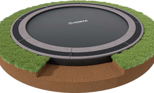 IN GROUND NORTH TRAMPOLINE Rund / 4,3 m / Trampoline