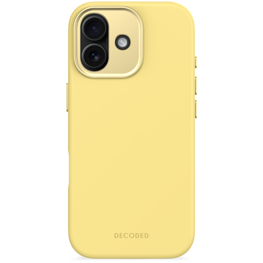 Decoded Mobildeksel til iPhone 17 MagSafe Antimikrobiell Silikon Yuma Yellow