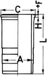 KOLBENSCHMIDT 89563110 Sylinderhylse