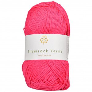 Shamrock Yarns 100% Bomull 8/4 Garn 20 Mørk Cerise