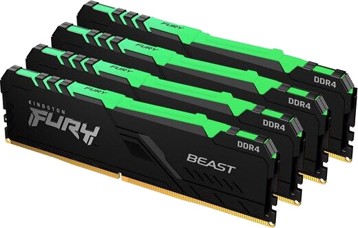 Kingston FURY Beast RGB DDR4-3600 C18 QC - 128GB