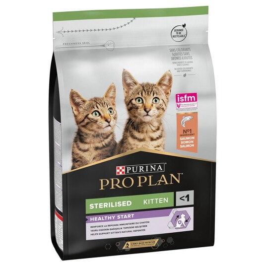 Pro Plan Purina Sterilised Kitten Salmon 3 kg