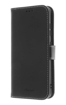 Insmat Flip Cover Lommebok til Samsung Galaxy S23 i Ekte Skinn - Svart Insmat Flip Cover Lommebok til Samsung Galaxy S23 i Ekte Skinn - Svart