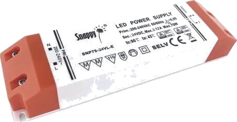 24V Led Driver 75W Ip20 Ss75 24Vl Snappy