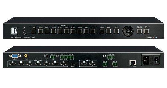 KRAMER VP-550X - 10–Input 4K HDR HDMI Presentation Switcher/Scaler KRAMER VP-550X - 10–Input 4K HDR HDMI Presentation Switcher/Scaler