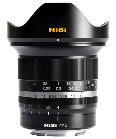 NiSi 15mm f/4 Nikon Z-mount Vidvinkel, manuell fokus
