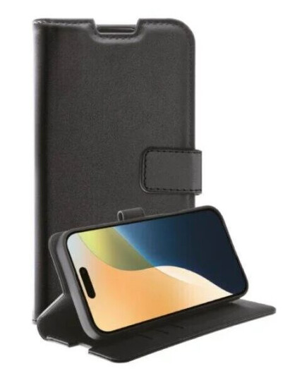 Vivanco Classic Wallet for iPhone 16 Plus Black