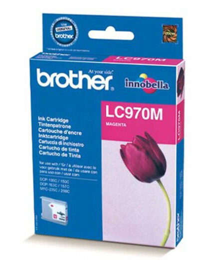 Brother LC 970 M blekkpatron - LC970M Original - Magenta 6 ml