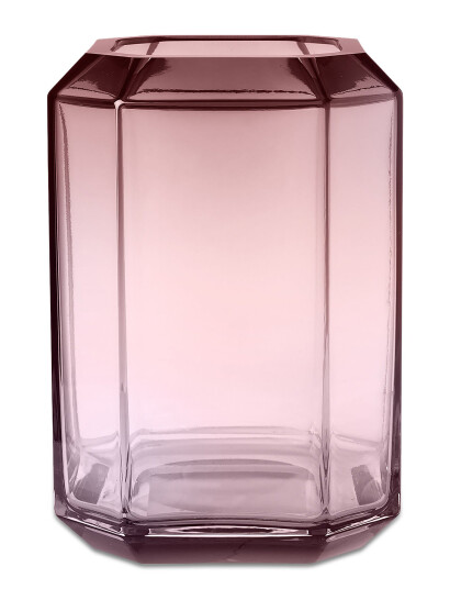 Louise Roe Jewel Vase Giant Pink Louise Roe BURGUNDY H26CM