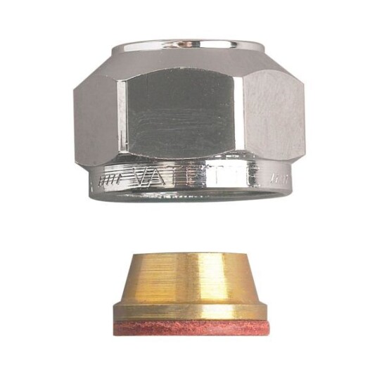 Vatette FG039500420 Halvkobling forkrommet, innv. gjenge 12 mm x G15