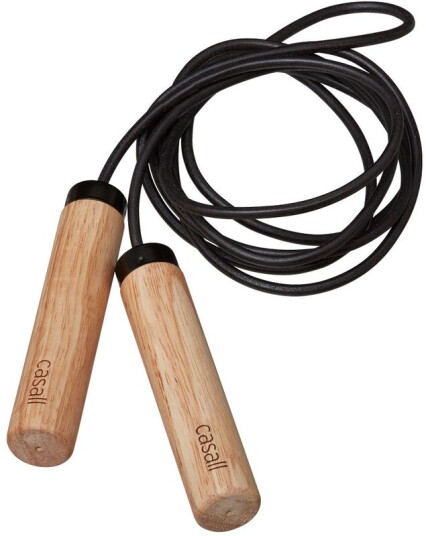 Casall Eco Jump Rope Wood Natural/Black Treningsutstyr