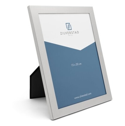 Zilverstad Nevada Enkel Bilderamme Aluminium Sølv Matte Bord Vegg 15 X 20 Cm