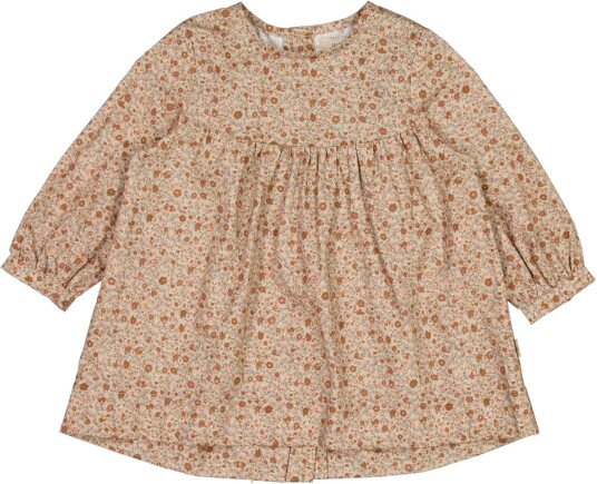 Wheat Dress Fenja Rose Tangled Flowers (68 / 6 mnd)