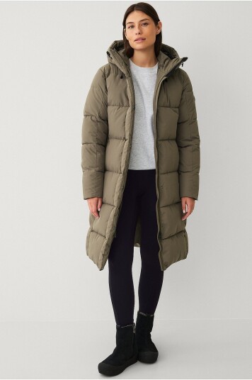 Áhkká Kåpe Warm Mid Length Parka W Brun Áhkká Kåpe Warm Mid Length Parka W Brun